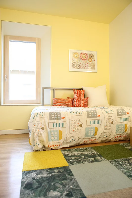 One of the children's bedrooms in the Empowerhouse built for DC Habitat (Photo: Sarah Gerrity, US Dept of Energy)
