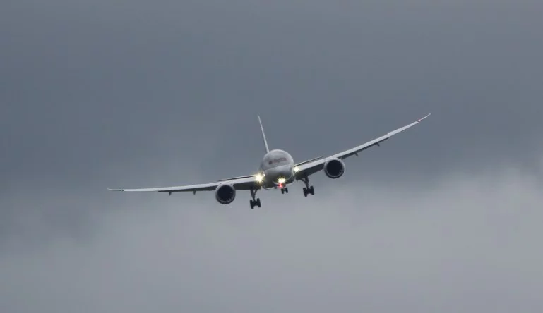 The Boeing 787 Dreamliner in flight last year