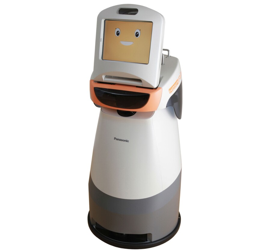 Panasonic's new HOSPI-Rimo communication assistance robot