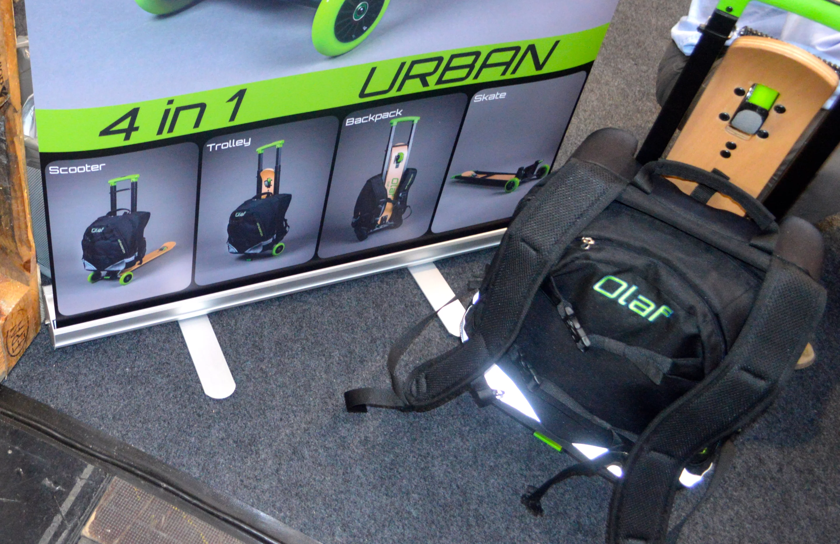 The Urban works as four different pieces of gear