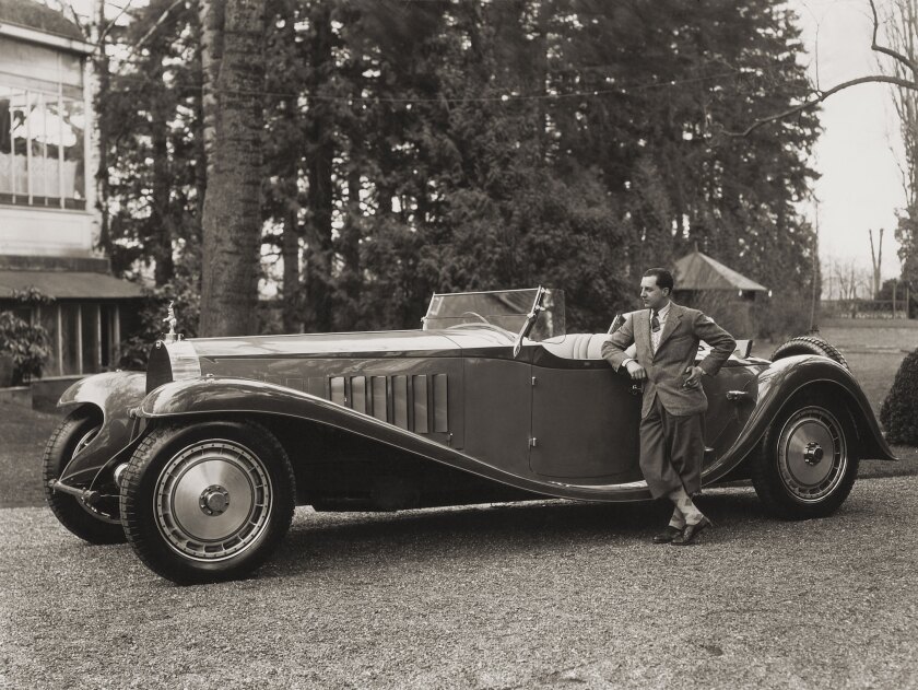 Jean Bugatti with a T41 Royale
