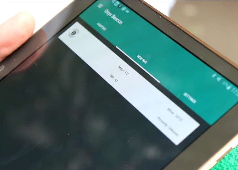 Everything is handled by an app running on an iOS or Android device