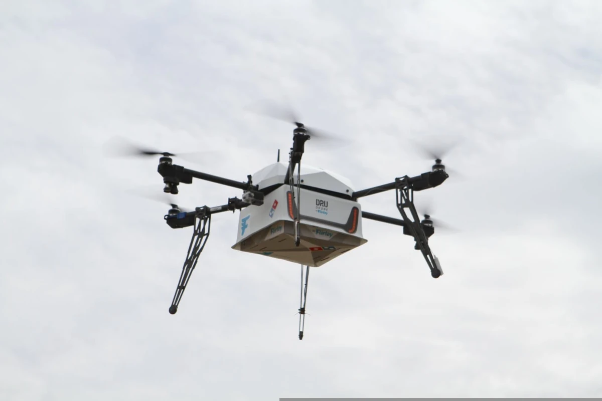 Domino's has teamed up with drone company Flirtey for the venture