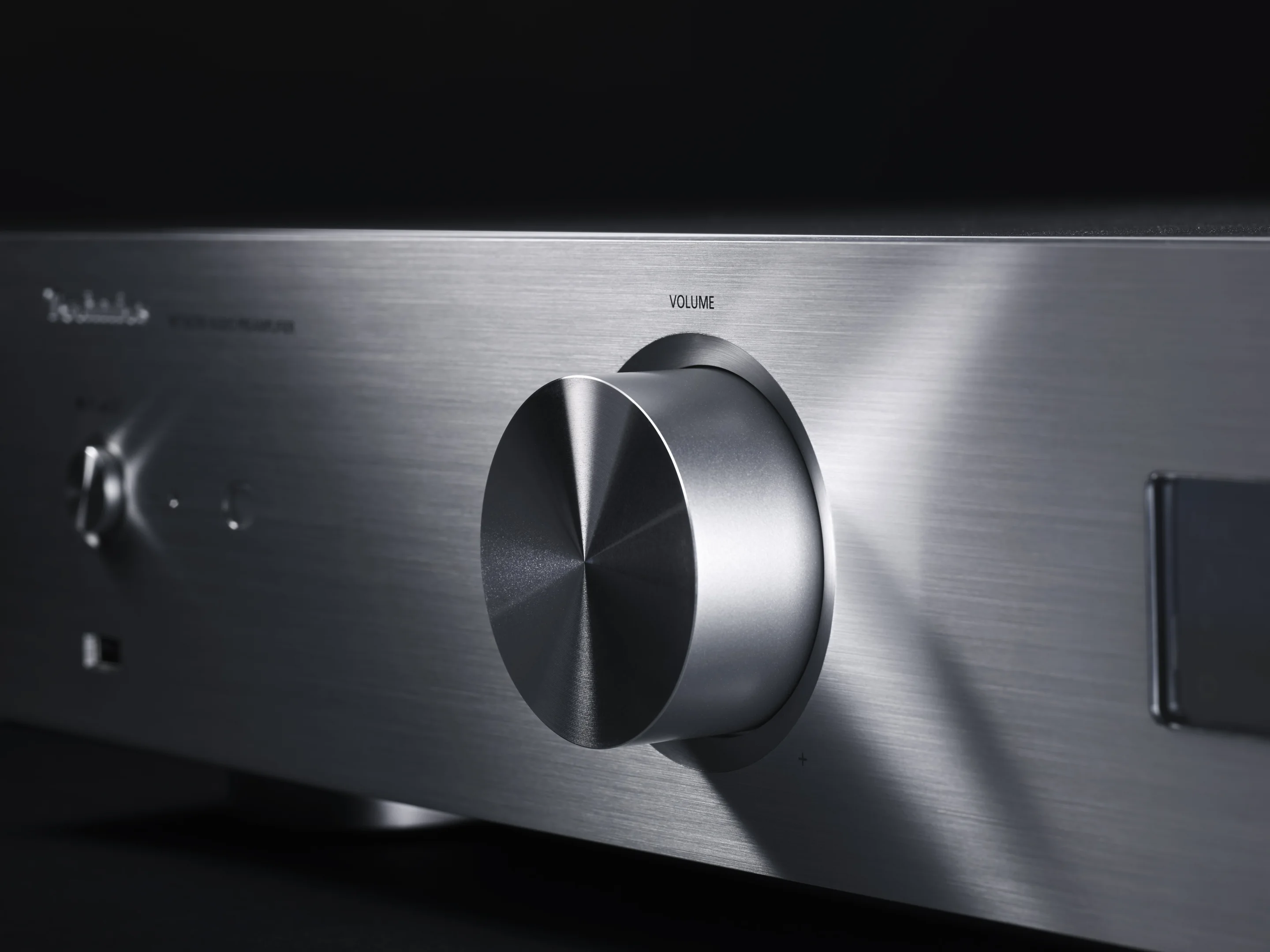 Close up of the Reference Class network audio control player