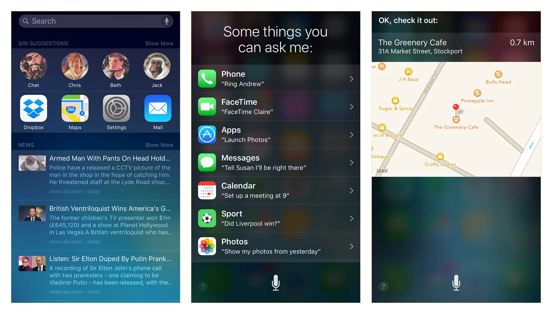 Siri is more intelligent, more context-aware and more proactive in iOS 9