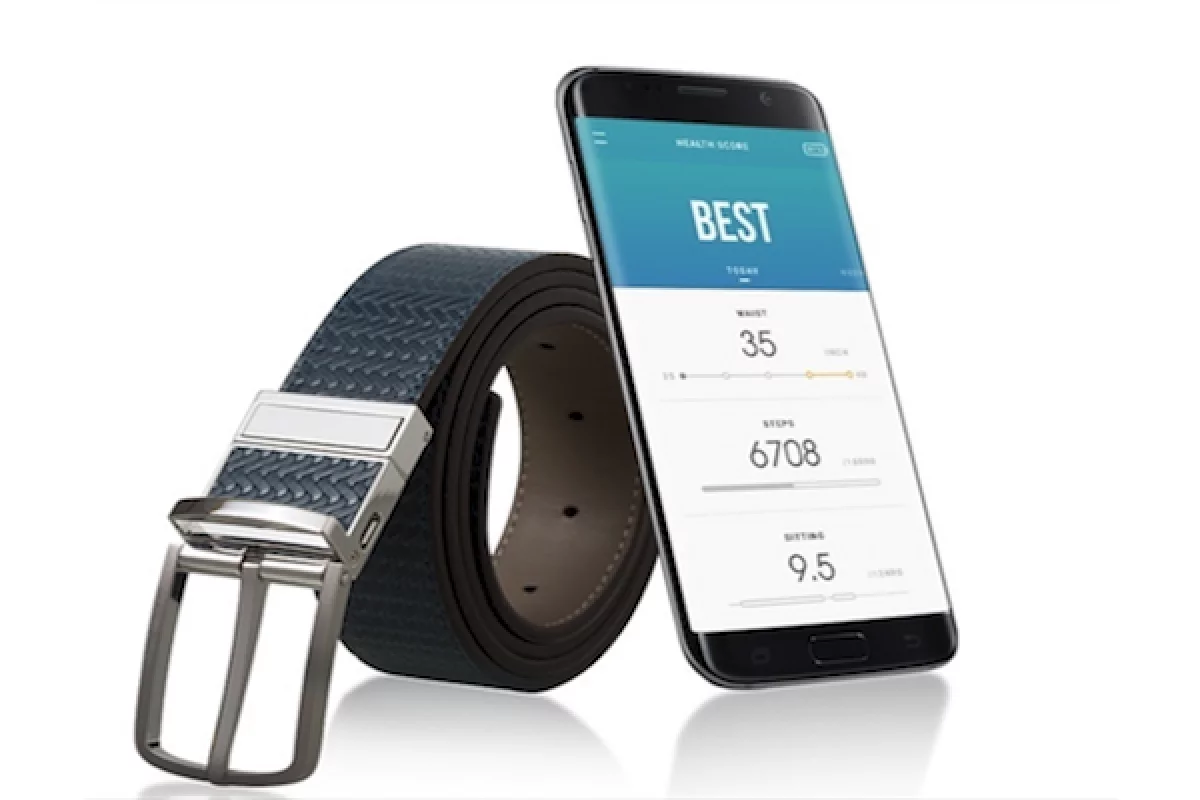 Welt is a fitness tracker hidden in a belt, which monitors steps taken, time spent sitting and waist size over time