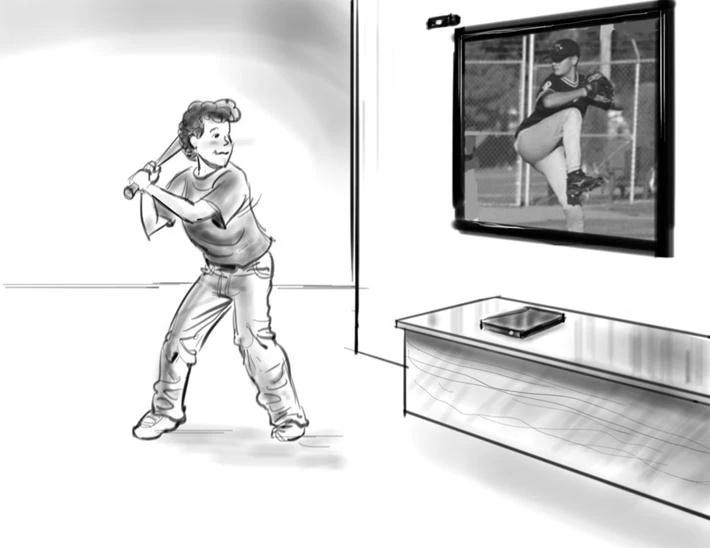 There's also a possibility that we may see some force feedback-enabled peripherals like a baseball bat or steering wheel for the Kinect