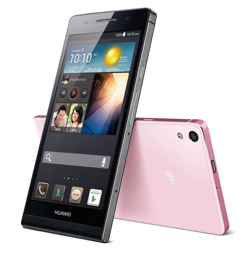 The Huawei Ascend P6 runs Huawei’s Emotion UI over Android 4.2.2