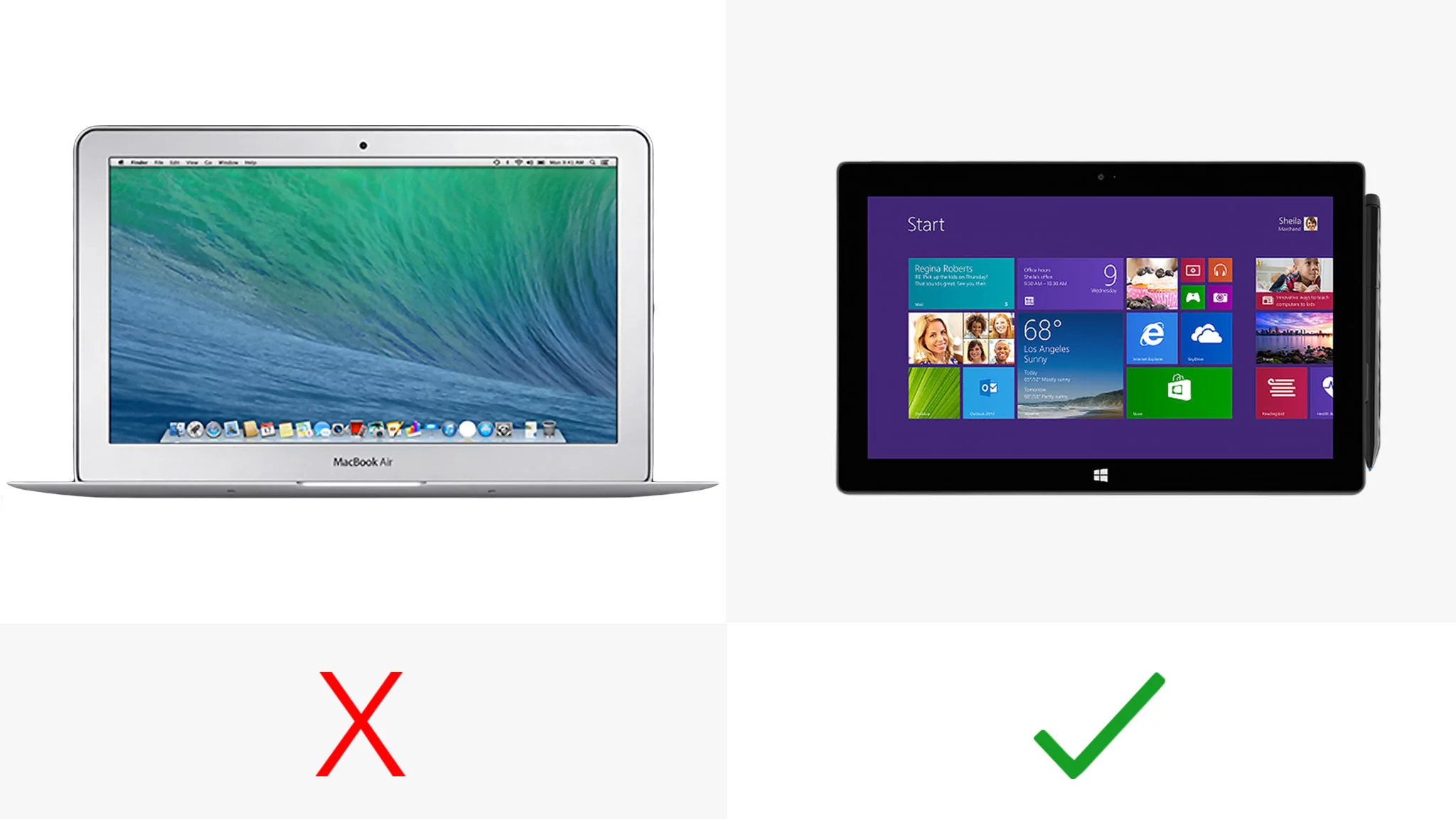 The Surface includes a Wacom-based stylus