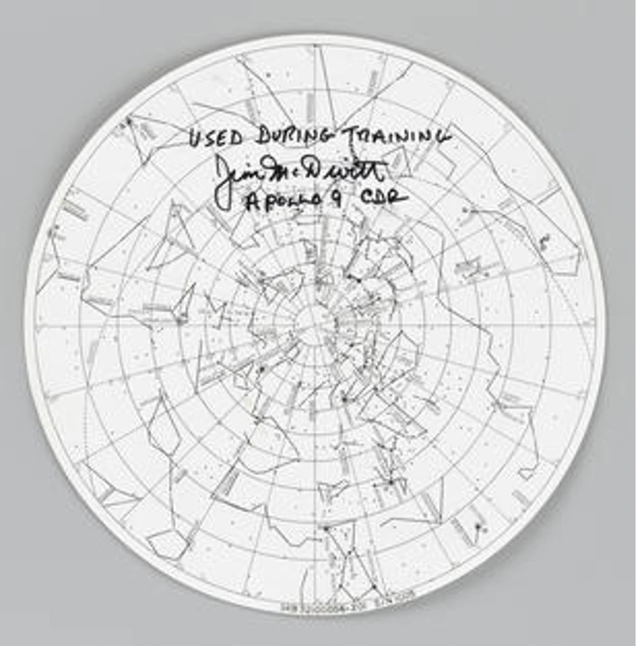 Apollo 9 star chart
