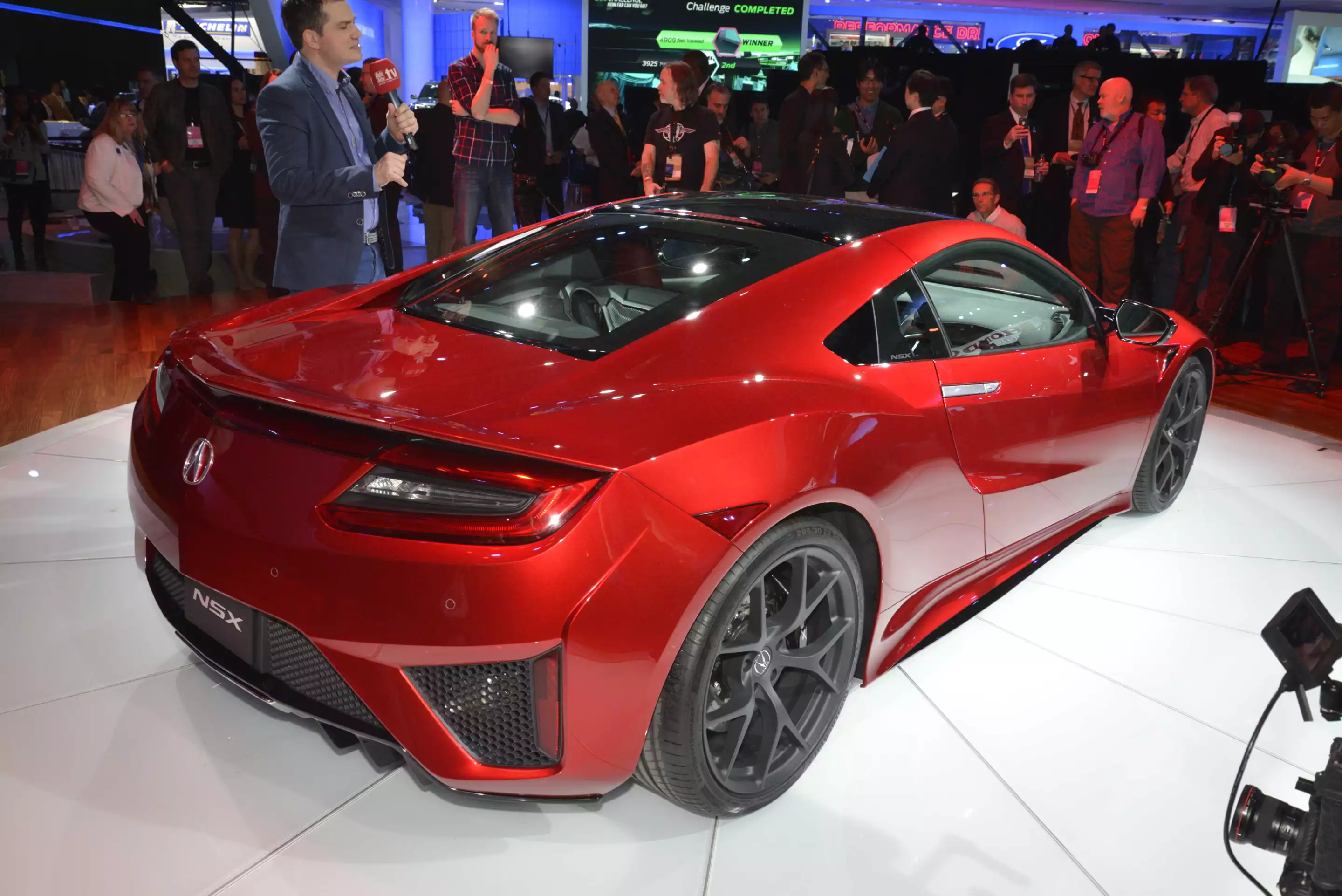 The production spec Acura NSX Version 2.0