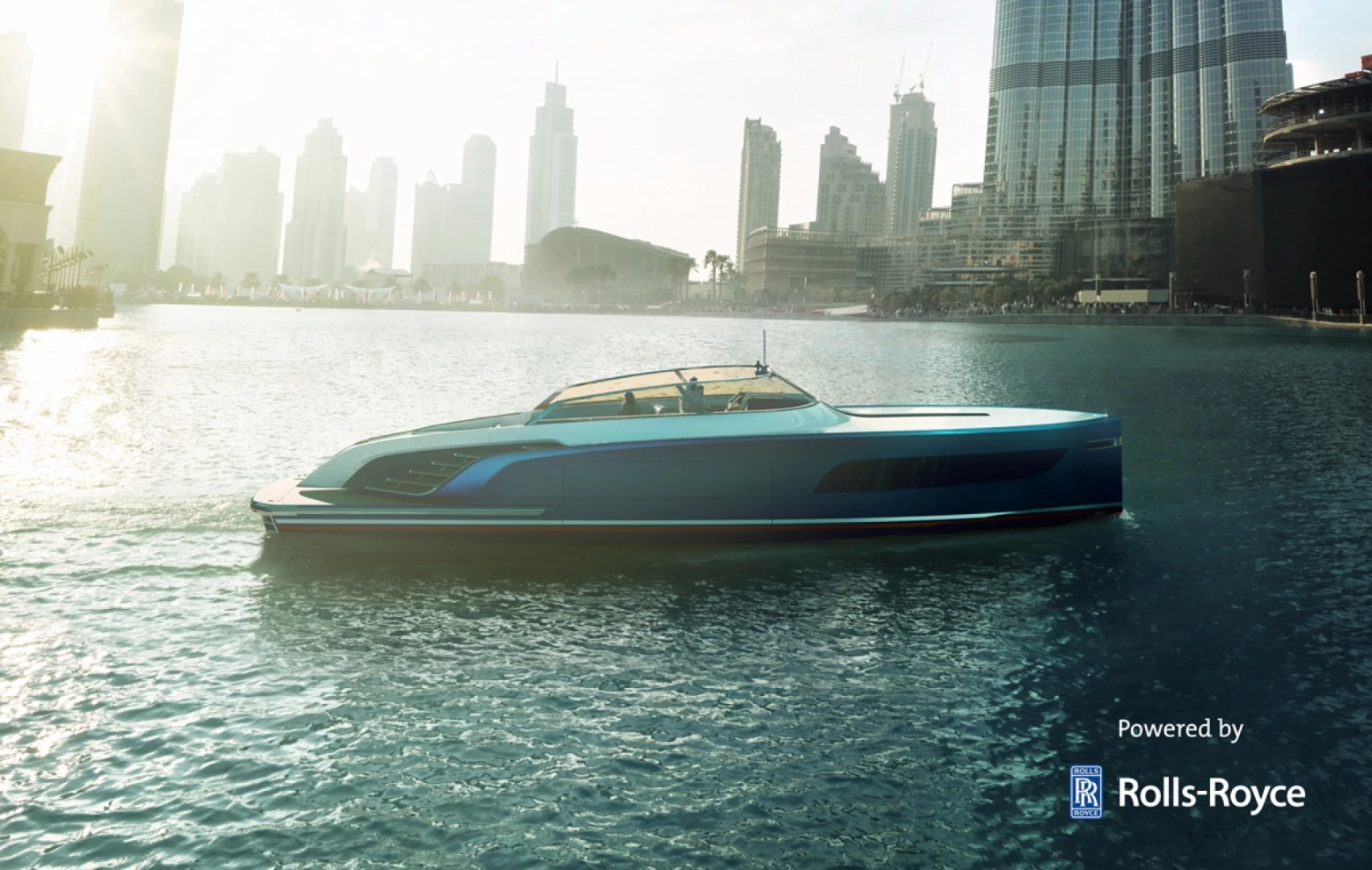The Aeroboat S6 has two Rolls-Royce engines