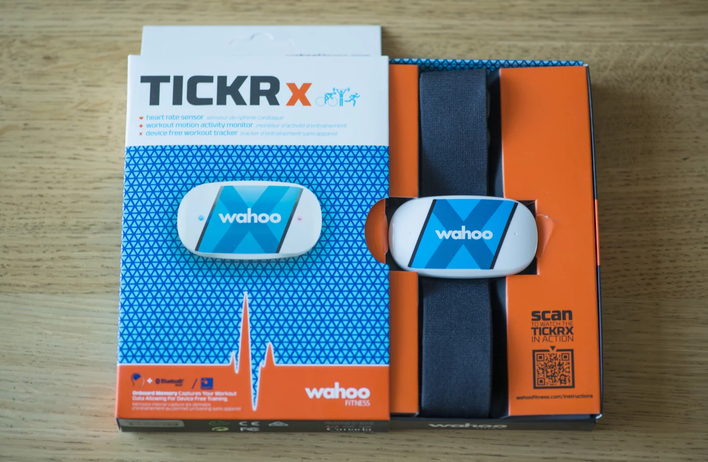 The packaging for the Wahoo Fitness Tickr X (Photo: Simon Crisp/Gizmag.com)