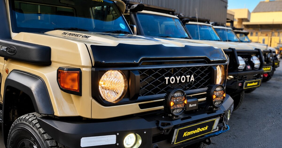 Radical Toyota bush camper expands to sleep 4 on a Land Cruiser