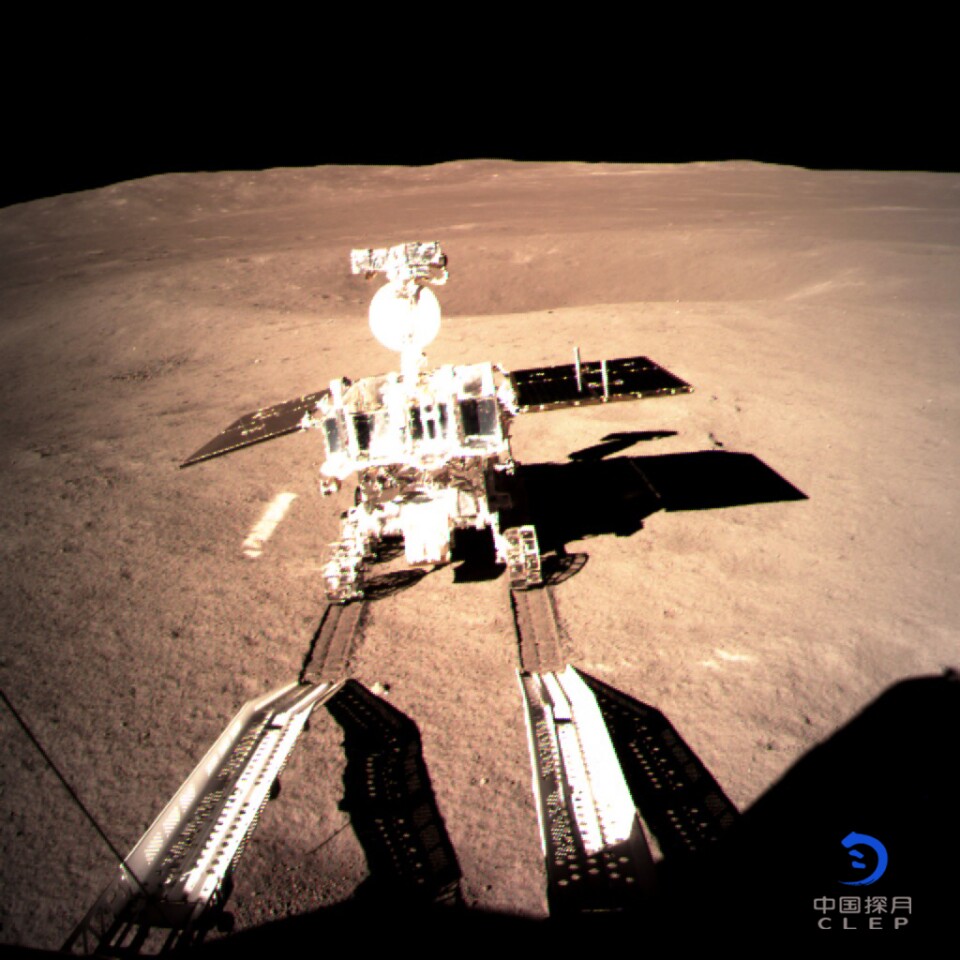 China's Yutu 2 rover goes to work