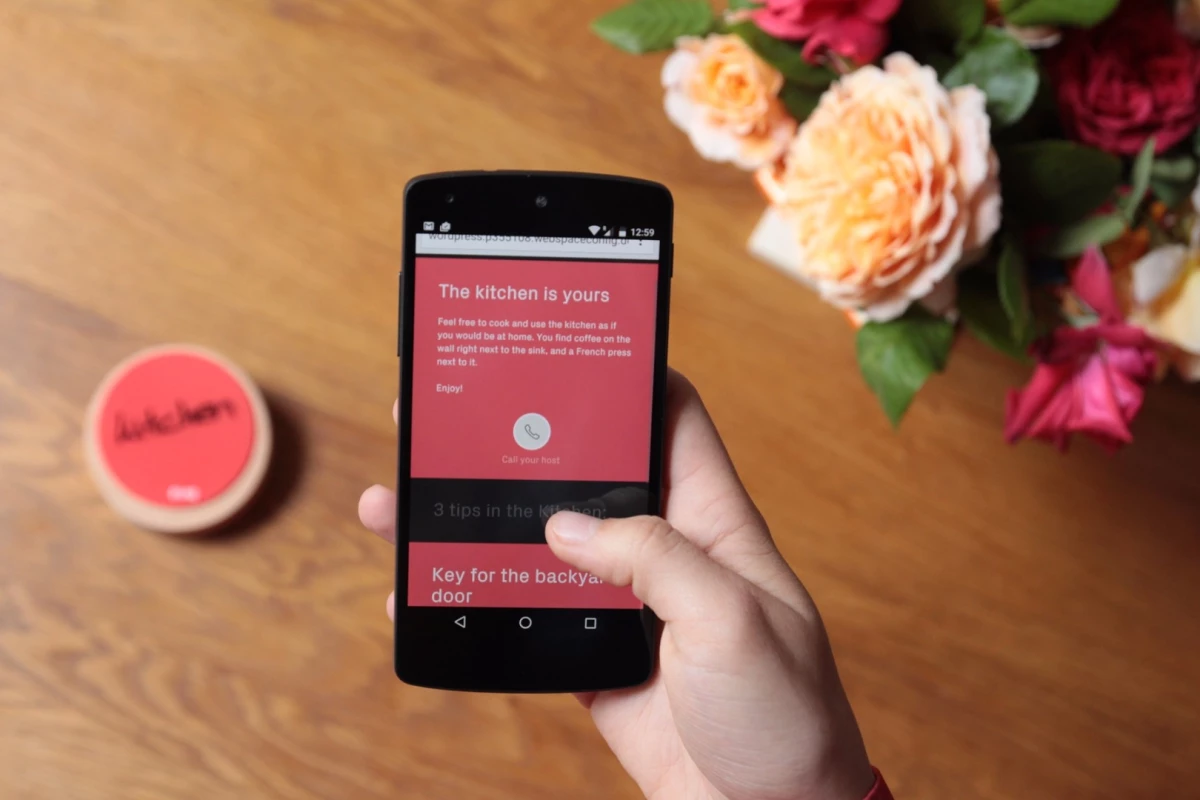 The aim of Ping is to improve the experience of staying at an Airbnb property for guests