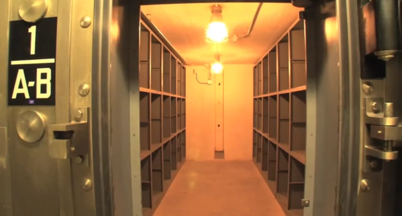 The vault where components of nuclear weapons were stored before testing