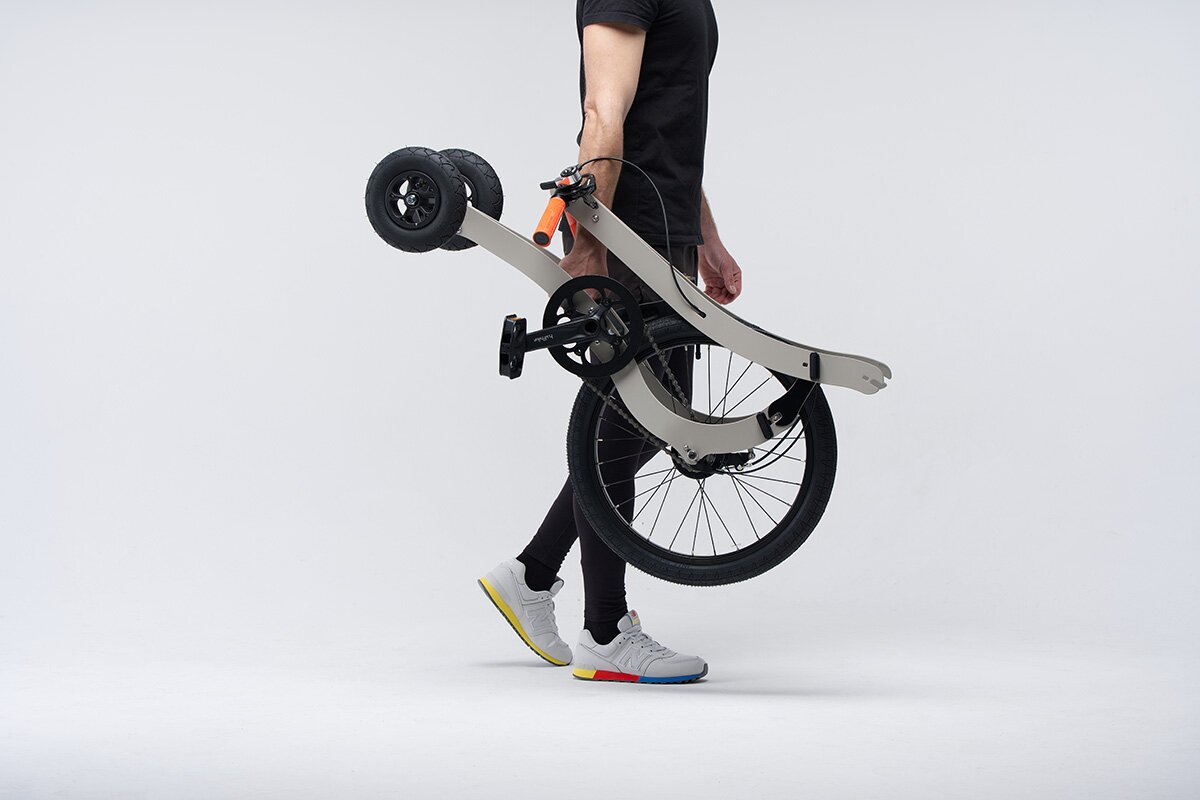 Halfbike levels up its bonkers standing bike for a refined commute