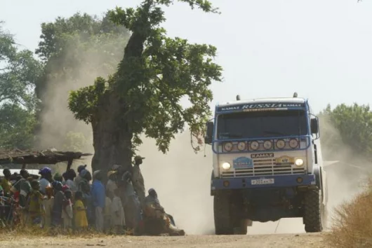 The Kamaz truck won the Dakar Rally for the sixth time. As the company's motto goes, "no roads, no problem"