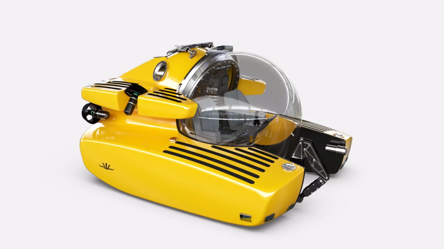 Triton's 1650/3 LP production model is billed as its "superyacht sub"