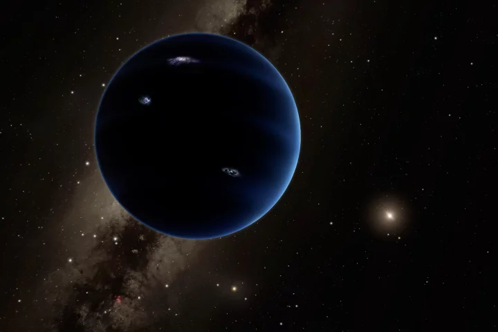 Artist's concept of the hypothetical ninth planet