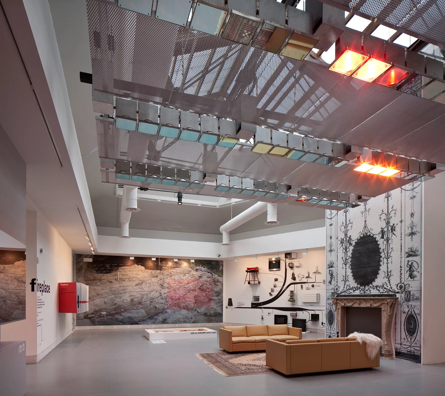 Hearth and modern home, where the fireplace has become an ornament (Image: Francesco Galli, courtesy Biennale di Venezia)