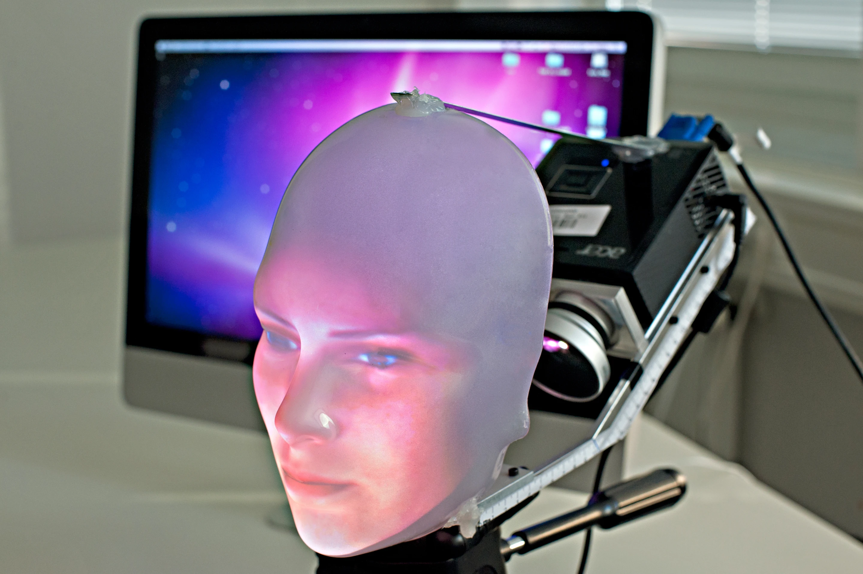 Mask-bot could be used for video conferences