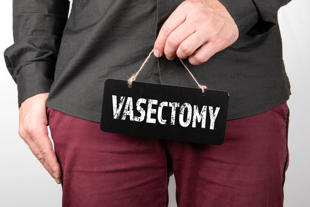 More men are getting 'the snip' and cite the rising cost of living for decision