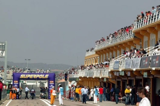 Part of the superpole ceremonies with Karl Muggeridge in the spotlight