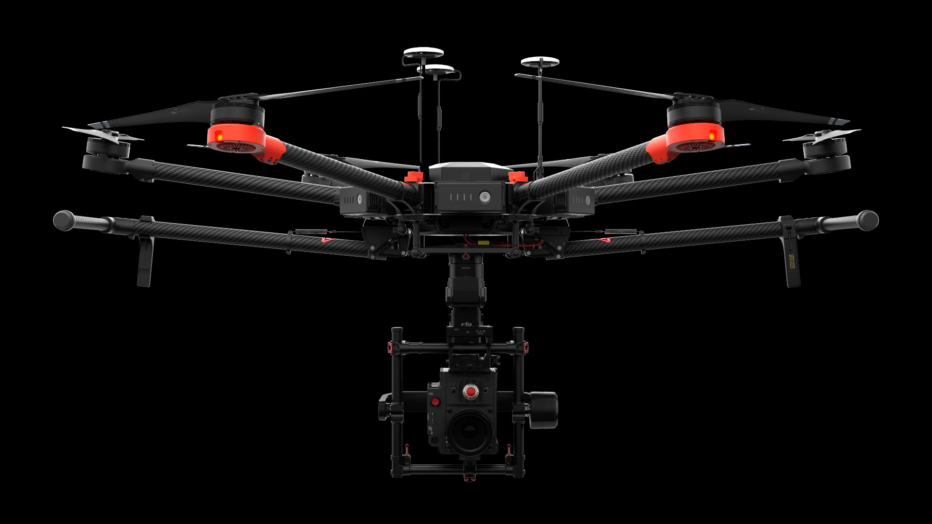 DJI's Matrice 600 is a six rotor multicopter powered by six batteries