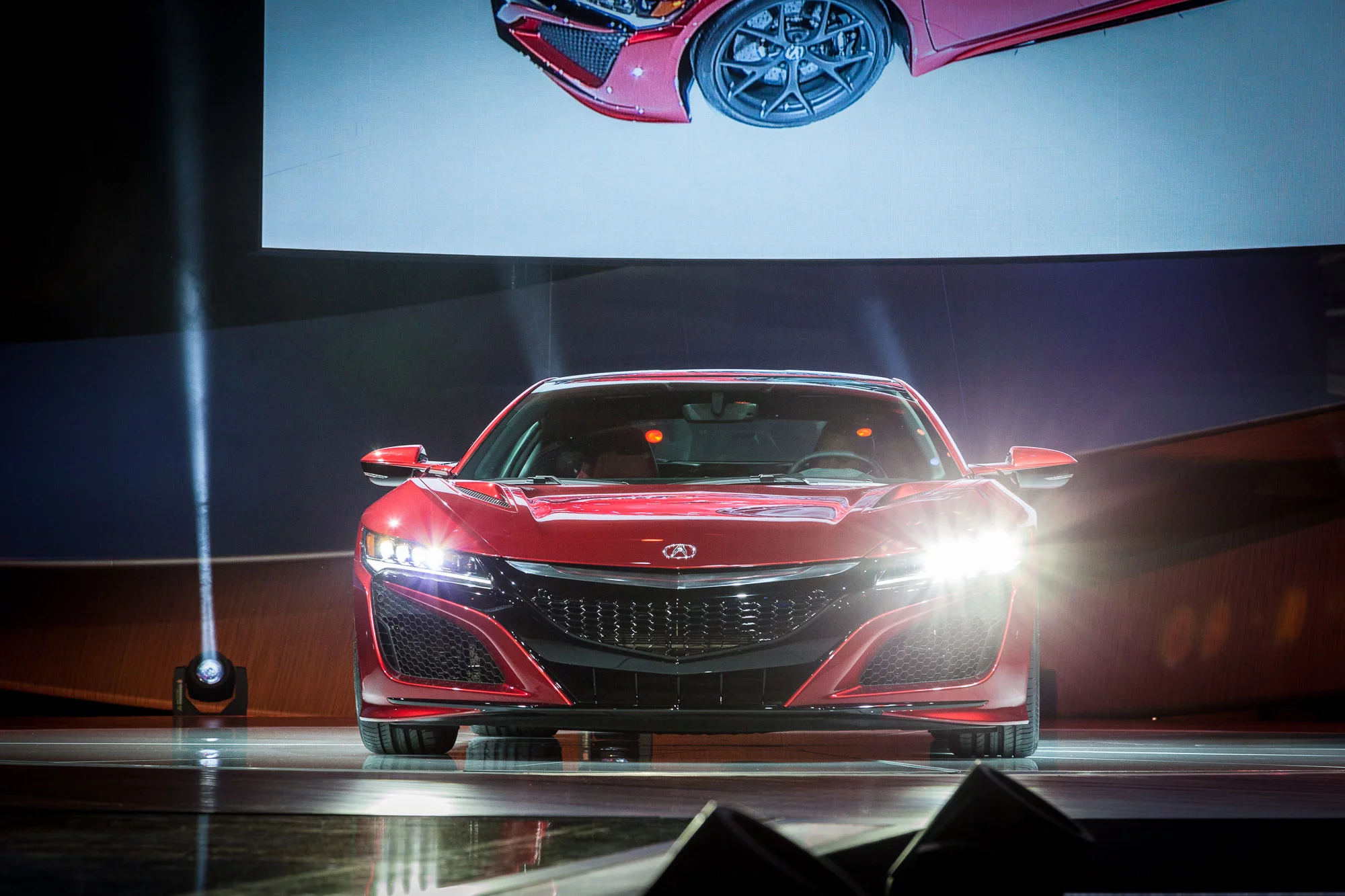 The production spec Acura NSX Version 2.0