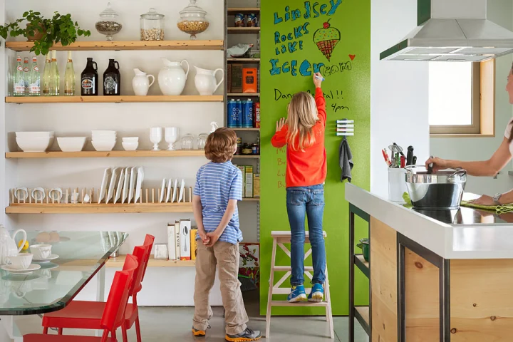IdeaPaint in the kitchen