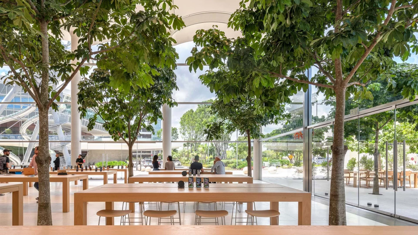 "This store is very ‘Miami’ to me – its special trees, the light and the new roof," says Jony Ive. "It is also quintessentially Apple, marrying the outdoor lifestyle with a sense of freedom and creativity that is intrinsic to the way we work"