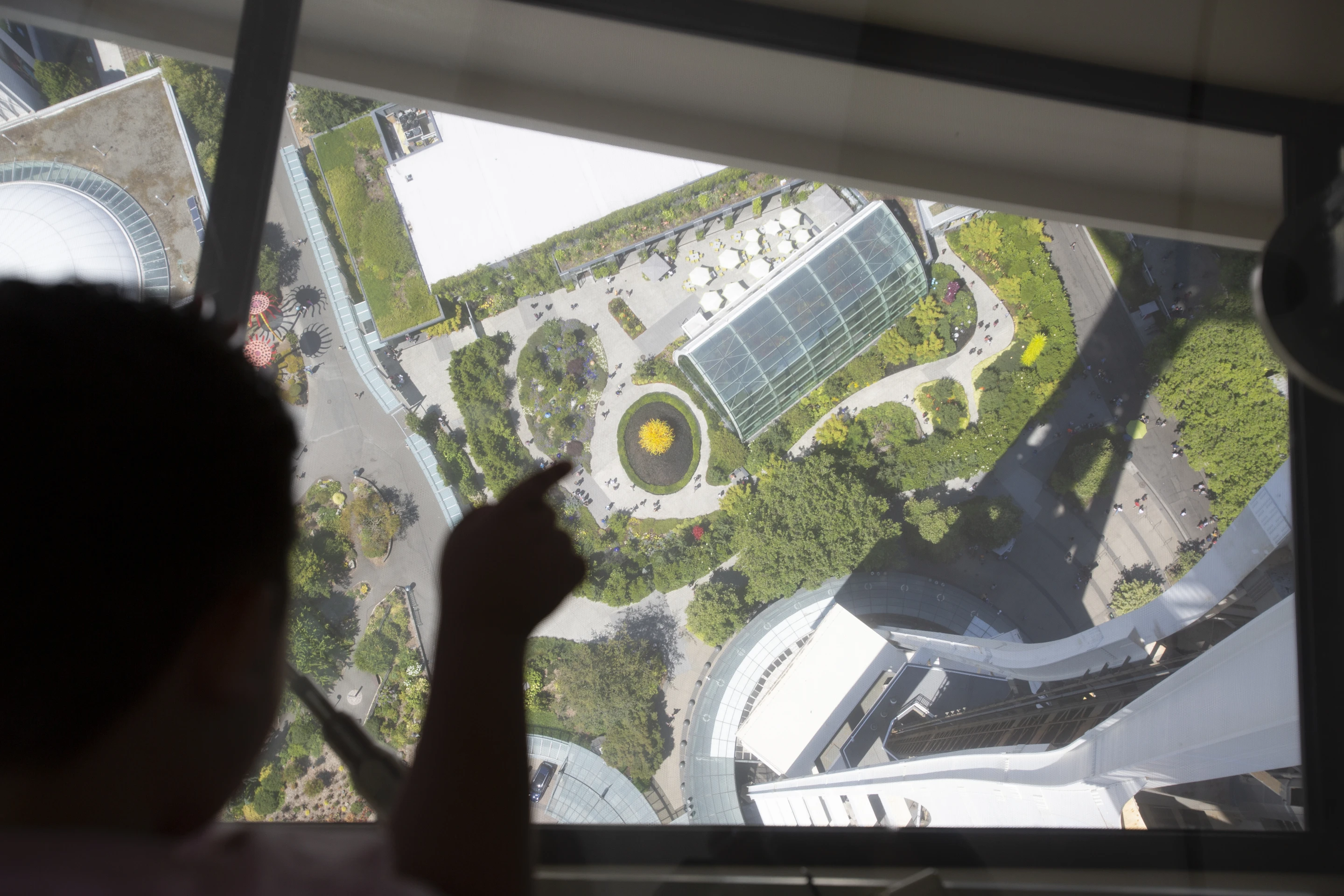Seattle's iconic Space Needle tower has been fitted with a rotating glass floor