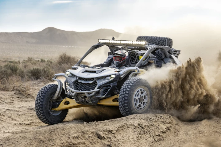 The Can-Am Maverick R introduces a new engine, transmission, and suspension system
