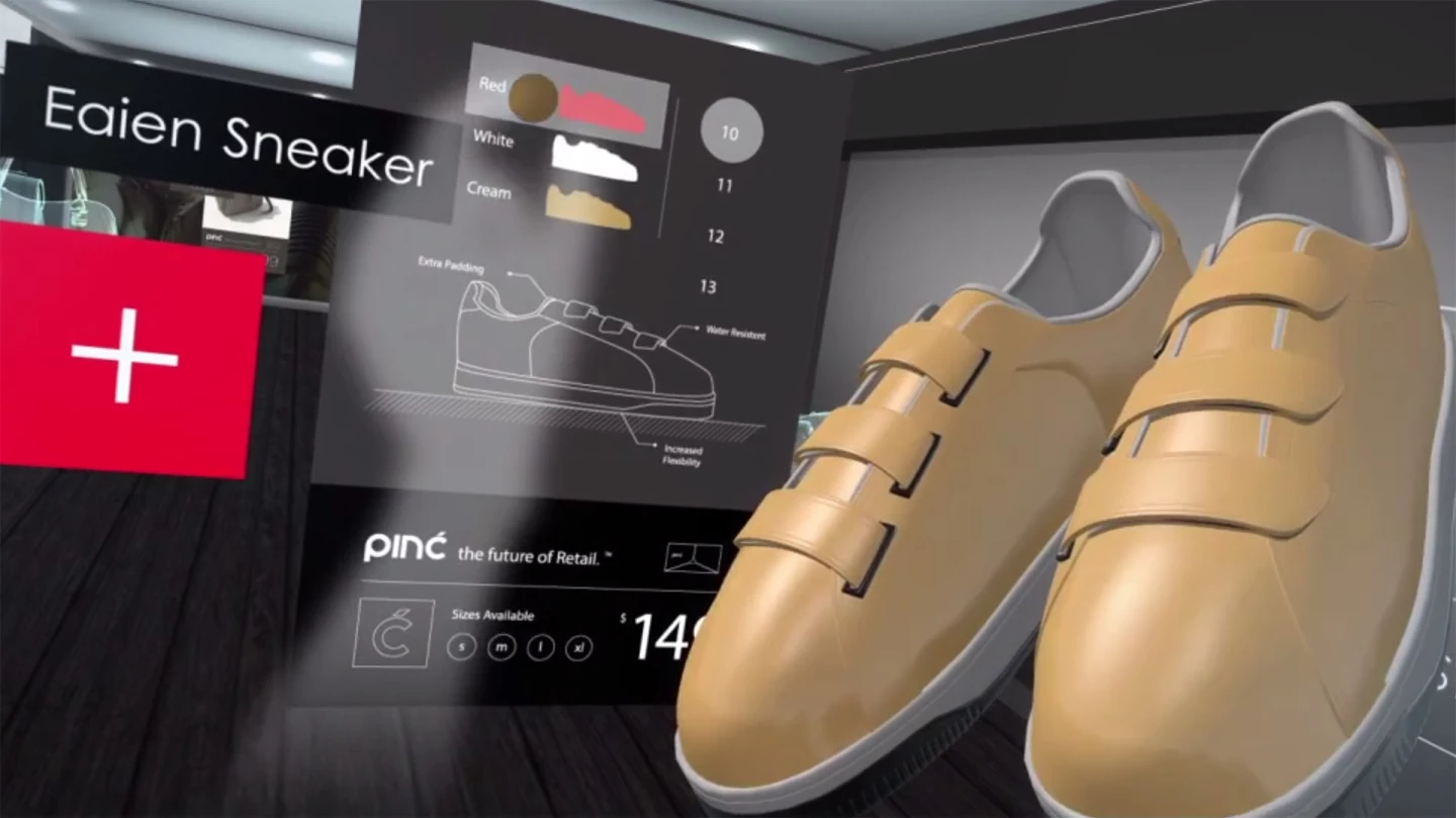 The new headset is focused on common computing experiences like online shopping and watching video content