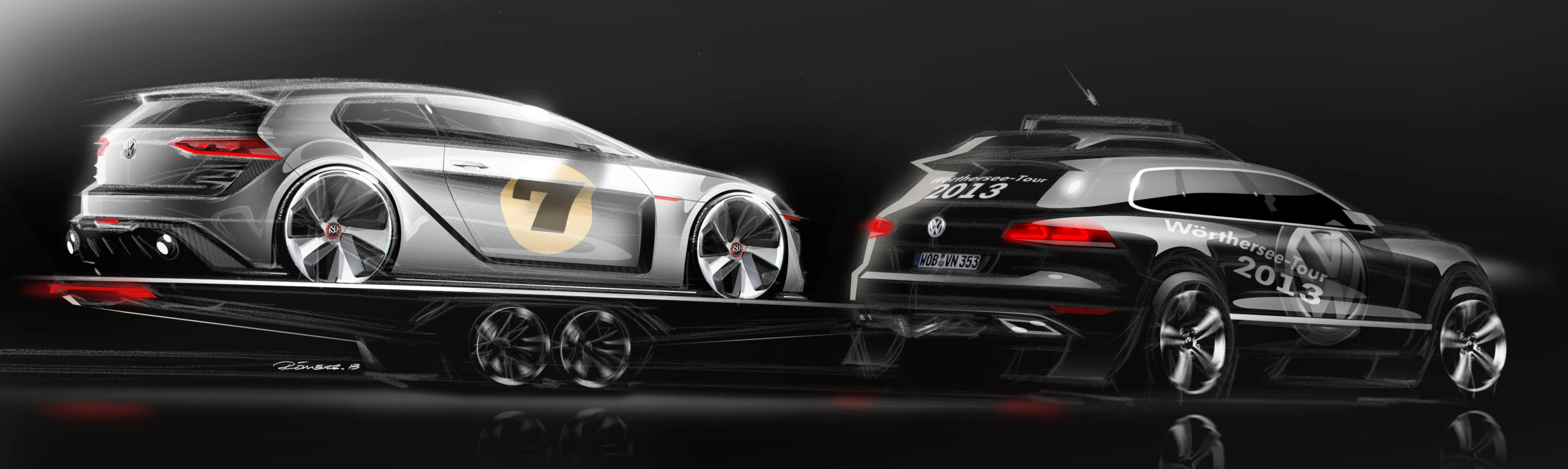 The Design Vision GTI is based off VW's 7th generation GTI
