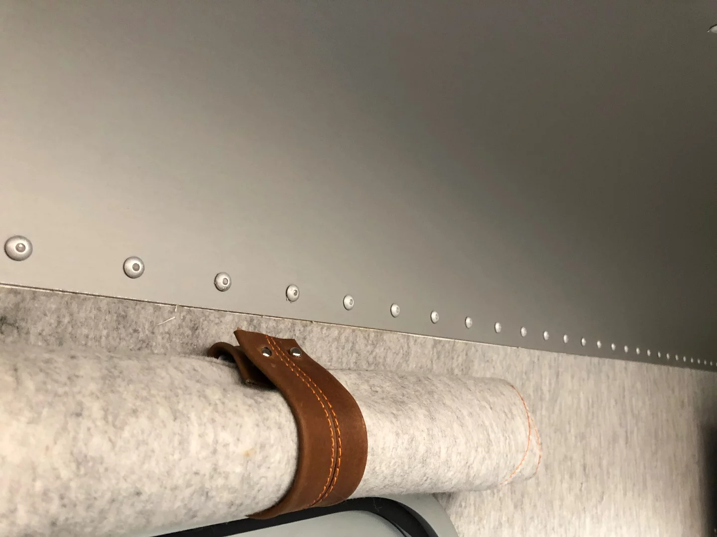 The roll-up felt shades add a classic touch