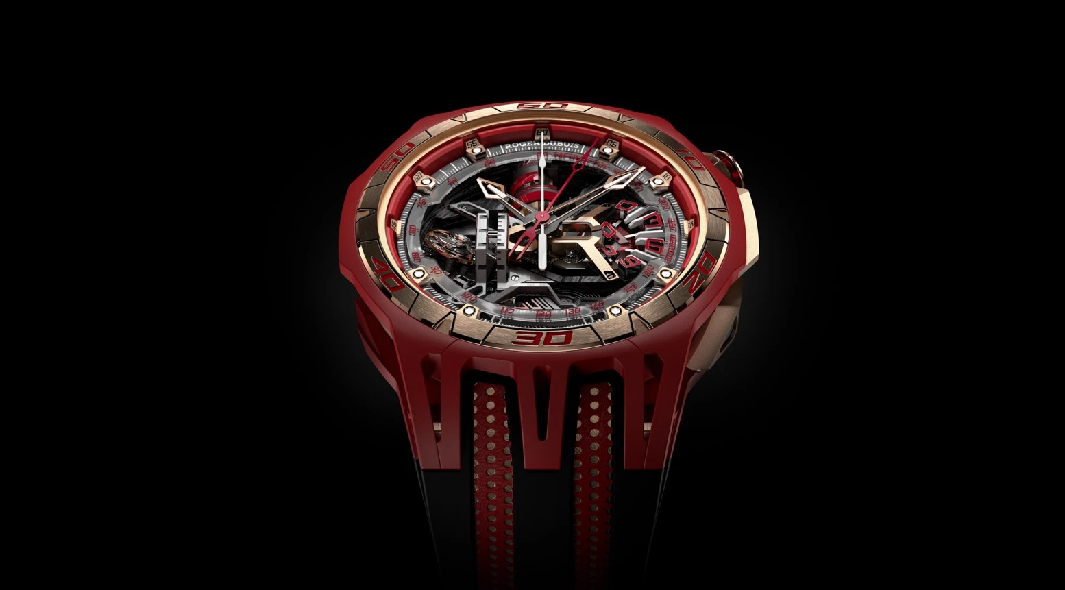 The Monovortex is a split-seconds chronograph