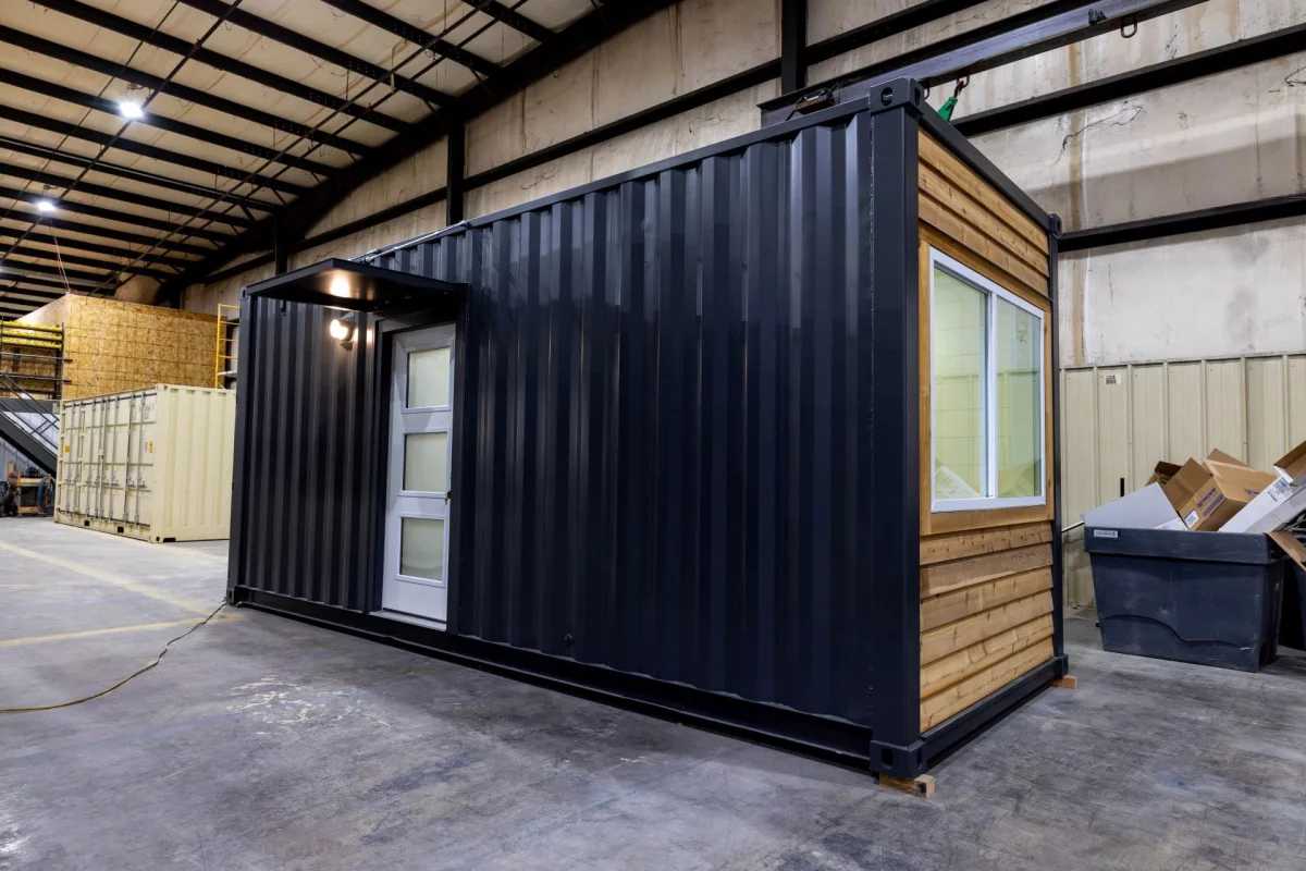 The Nook is a very compact shipping container-based tiny house for up to two people that's available for US$39,900