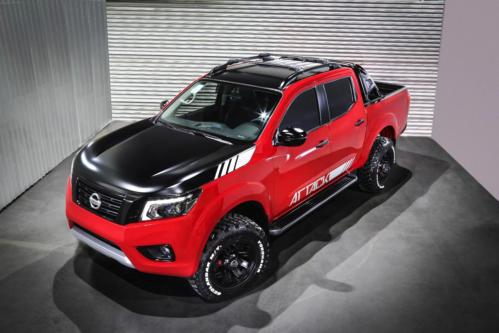 The Frontier Attack concept includes a 40-mm lift, running boards, a roof rack and other upgrades