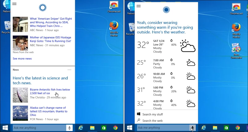 Microsoft is bringing its mobile digital assistant to the desktop