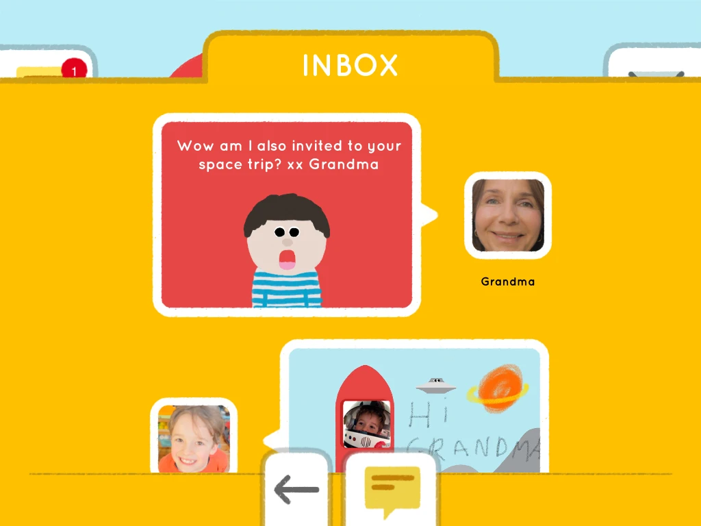 Children accounts on Maily only have the ability to send and receive emails from contacts added by their parents