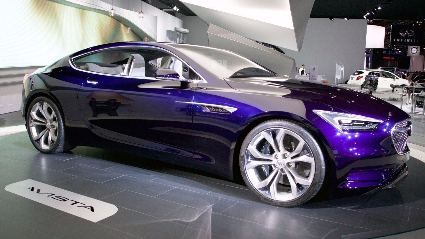 Buick surprised the show with the slinky Avista concept