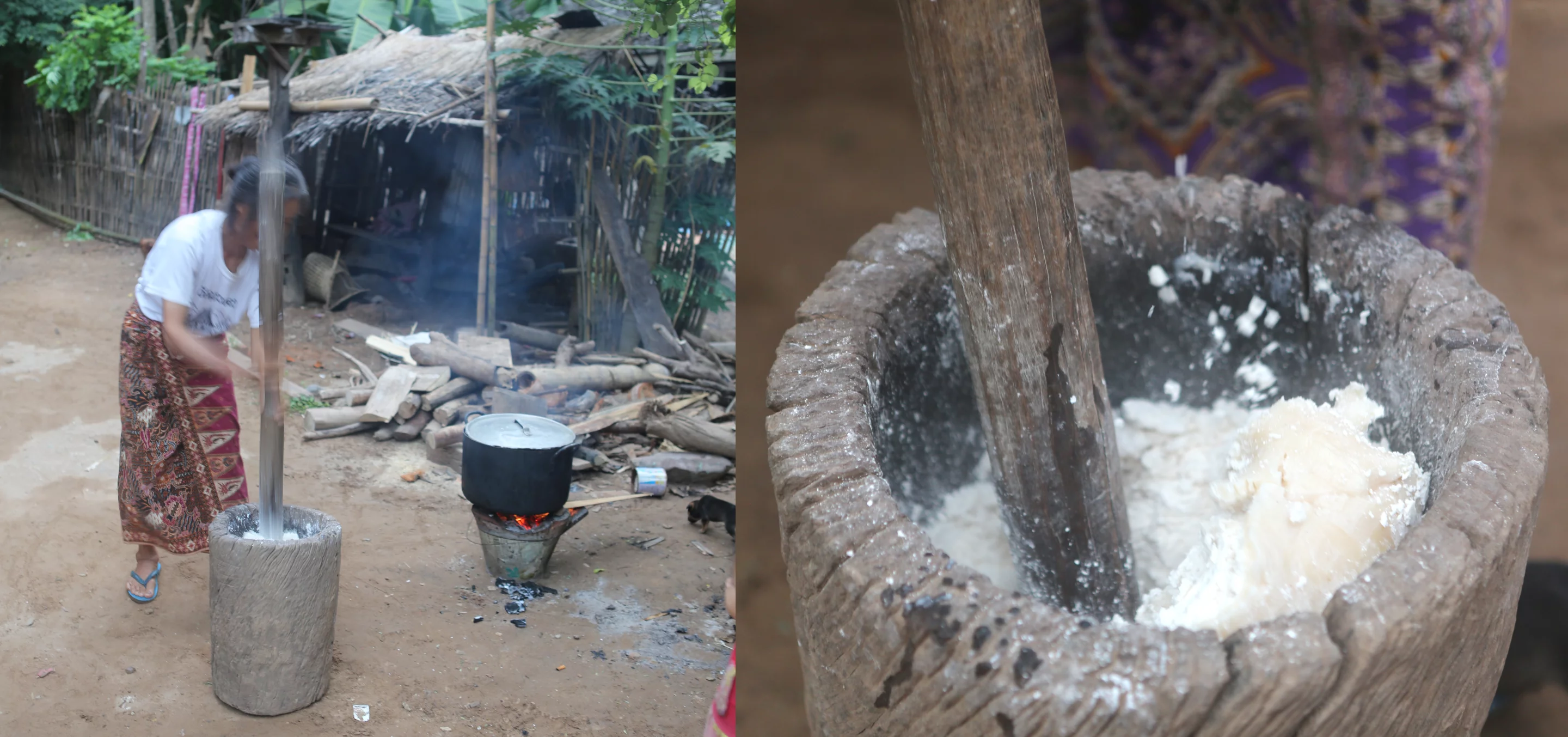 We saw all our meals prepared from first principles.