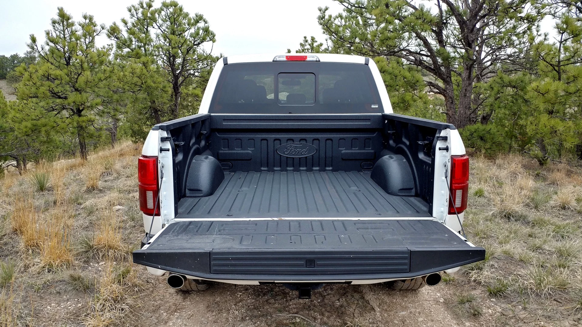 The bed of the 2019 Ford F-150 is where the work happens