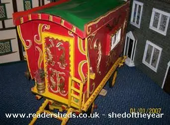 The Dolls' House is a simple shed that contains a whole lot of doll houses