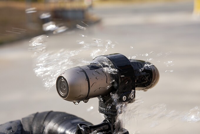 The S50+ is IP66 water-resistant