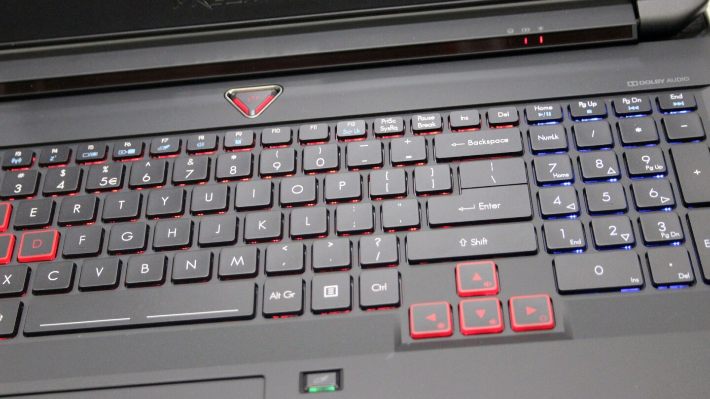 The Predator 15 and Predator 17 gaming notebooks have programmable, back-lit keys divided into four lighting zones