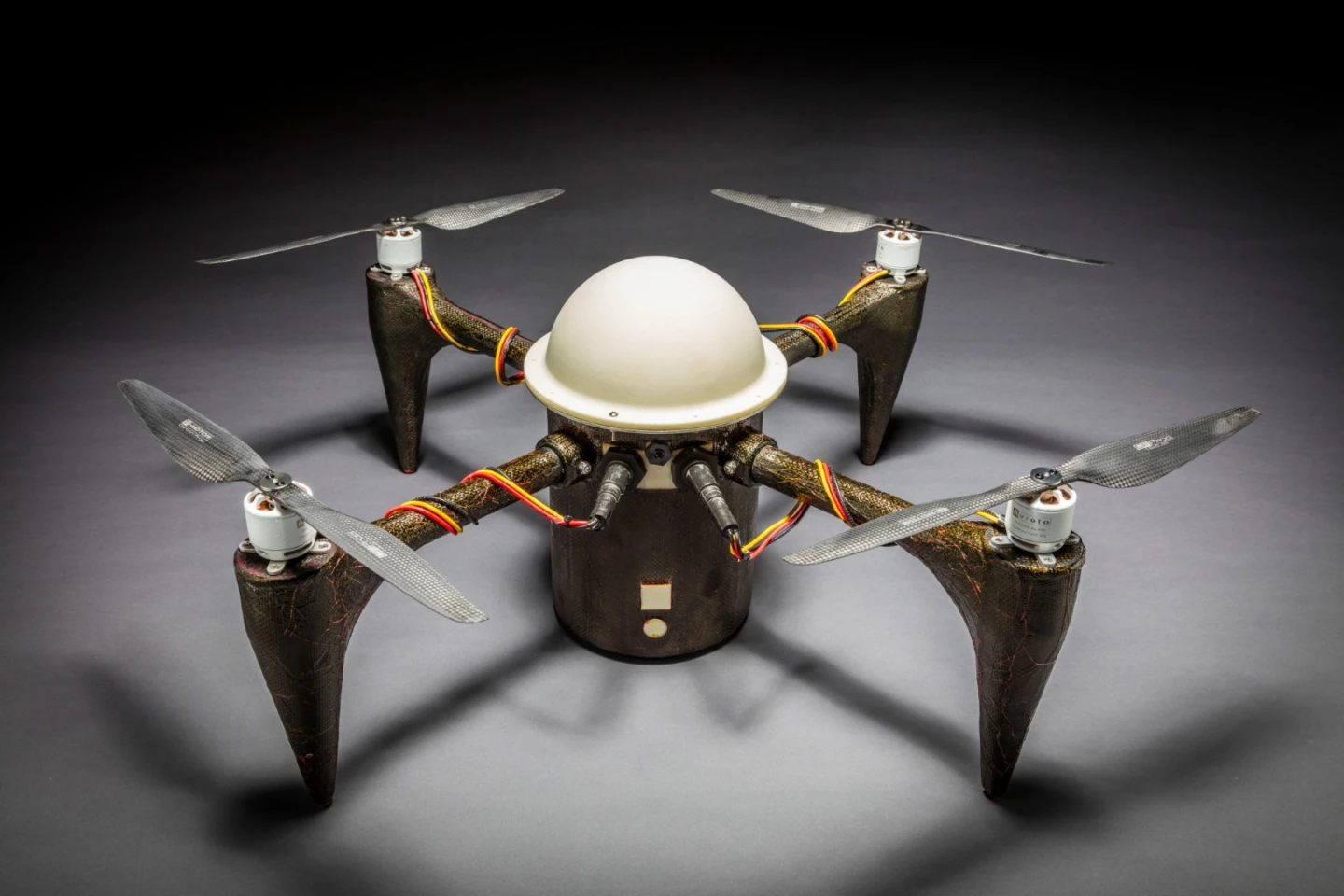 Instead of utilizing a heavy and expensive "crush-proof" metal structure, CRACUNS is made up of special 3D-printed components